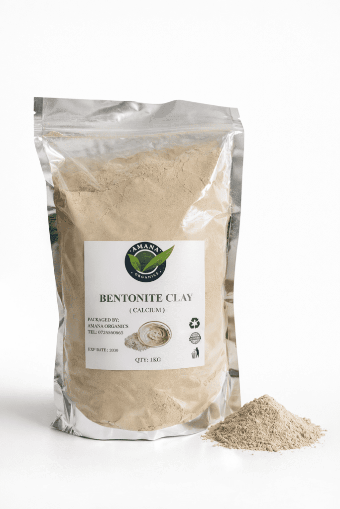 Amana Organics Premium Calcium Bentonite Clay Powder