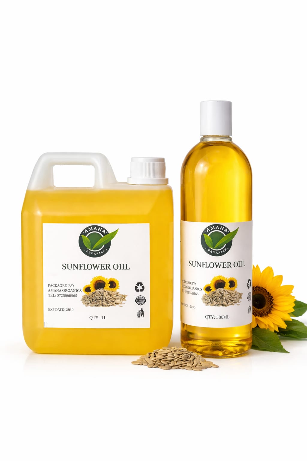 Sunflower Oil (Unrefined, Cold-Pressed)