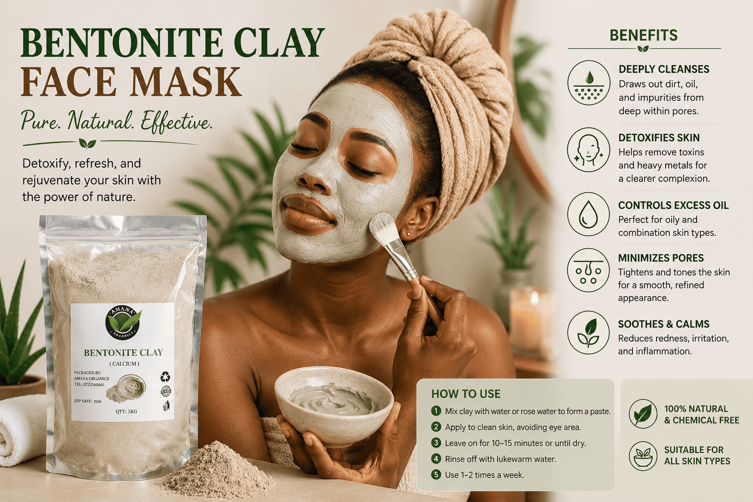 bentonite clay benefits